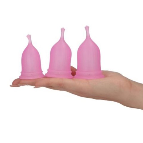 Elys - Zestaw 3 kubeczków menstruacyjnych - Coppette mestruali Safe & Dry Elys - Zestaw 3 kubeczków menstruacyjnych - Coppette mestruali Safe & Dry