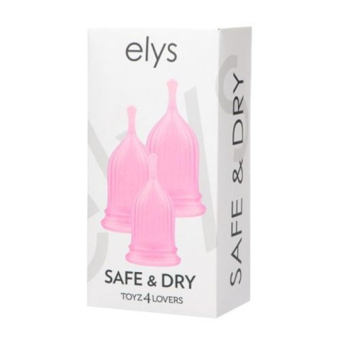 Elys - Zestaw 3 kubeczków menstruacyjnych - Coppette mestruali Safe & Dry Elys - Zestaw 3 kubeczków menstruacyjnych - Coppette mestruali Safe & Dry