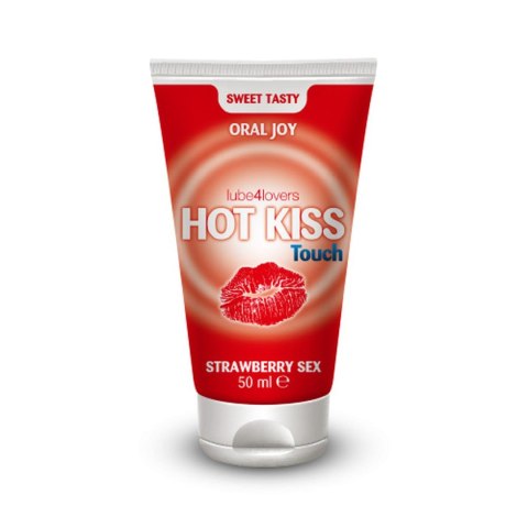Lube4lovers - Żel smakowy - HOT KISS TOUCH STRAWBERRY GEL 50 ml
