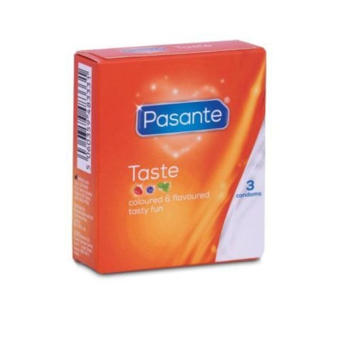 Pasante Taste Mixed condoms 3pcs Pasante Taste Mixed condoms 3pcs