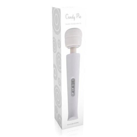 Stymulator-MASSAGGIATORE CANDY PIE WAND WHITE Stymulator-MASSAGGIATORE CANDY PIE WAND WHITE