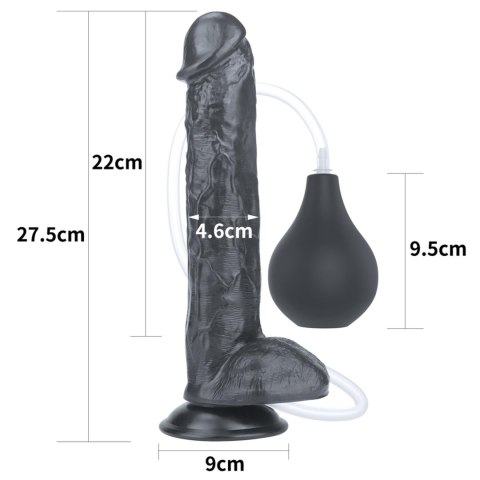 11'' Squirt Extreme Dildo - Black 11'' Squirt Extreme Dildo - Black