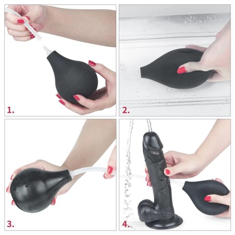 11'' Squirt Extreme Dildo - Black 11'' Squirt Extreme Dildo - Black