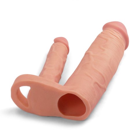 Add 2"" Pleasure X Tender Double Penis Sleeve Add 2"" Pleasure X Tender Double Penis Sleeve