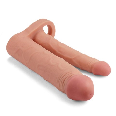 Add 2"" Pleasure X Tender Double Penis Sleeve Add 2"" Pleasure X Tender Double Penis Sleeve