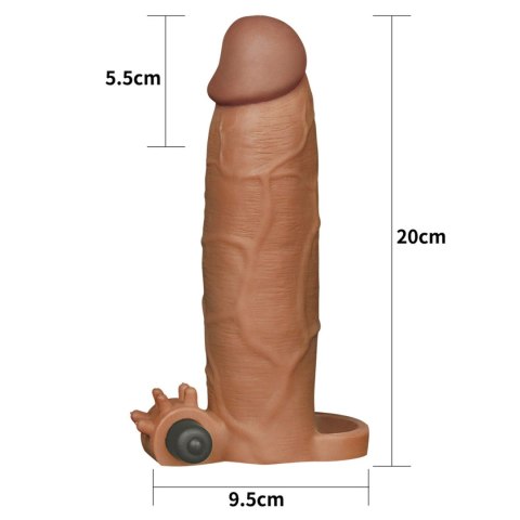 Add 3" Pleasure X Tender Vibrating Penis Sleeve Brown Add 3" Pleasure X Tender Vibrating Penis Sleeve Brown