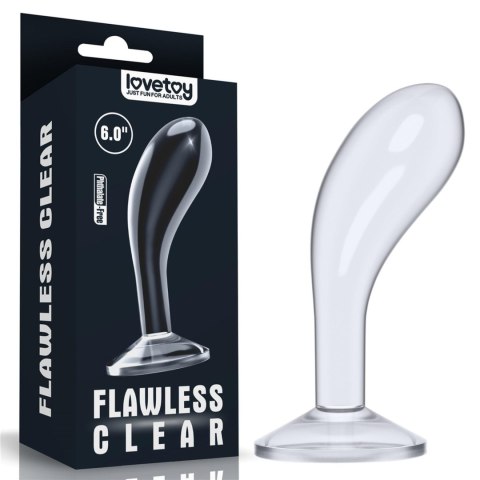 Flawless Clear Prostate Plug 6.0'' Flawless Clear Prostate Plug 6.0''