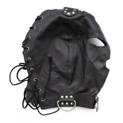 Maska-Bondage Hook Mask+Collar BLACK Maska-Bondage Hook Mask+Collar BLACK