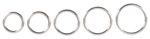 Bad Kitty Set of 5 Metal Rings Bad Kitty Set of 5 Metal Rings