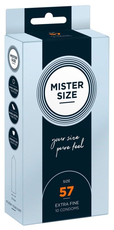 Mister Size 57mm pack of 10 Mister Size 57mm pack of 10