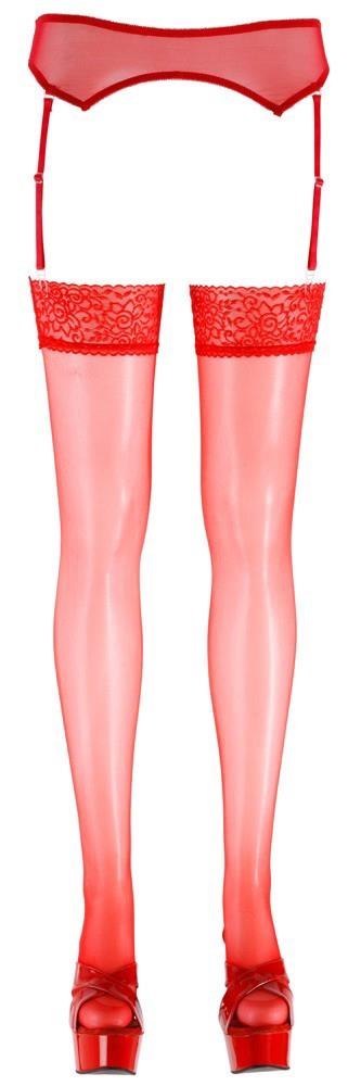 Cottelli - Pończochy - Stockings red 5 Cottelli - Pończochy - Stockings red 5