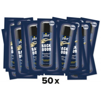 Pjur - Żel analny - pakiet 50 szt. po 1,5 ml - pjur Backdoor Comfort glide - waterbased lubricant with hyaluronan