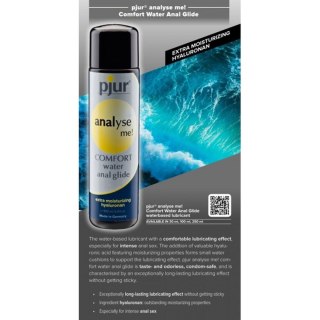 Pjur - Żel analny - pjur analyse me! Comfort glide 100 ml - waterbased with hyaluronan