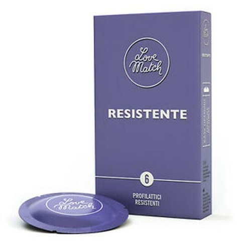 Prezerwatywy - Love Match Resistante - 6 pcs pack - WYPRZEDAŻ Prezerwatywy - Love Match Resistante - 6 pcs pack - WYPRZEDAŻ