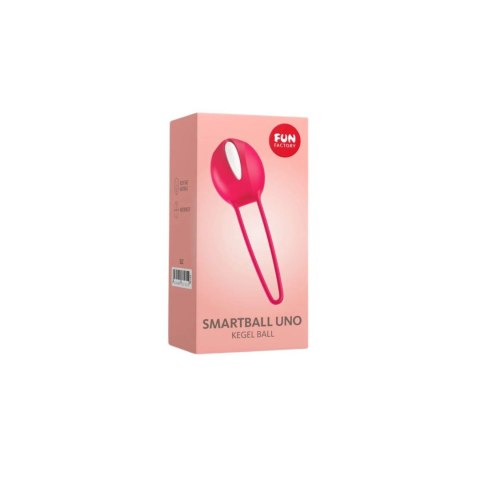 Fun Factory - Kulka gejszy - SMARTBALL UNO (white/india red) Fun Factory - Kulka gejszy - SMARTBALL UNO (white/india red)