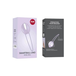 Fun Factory - Kulka gejszy - SMARTBALL UNO (white/pastel lilac)