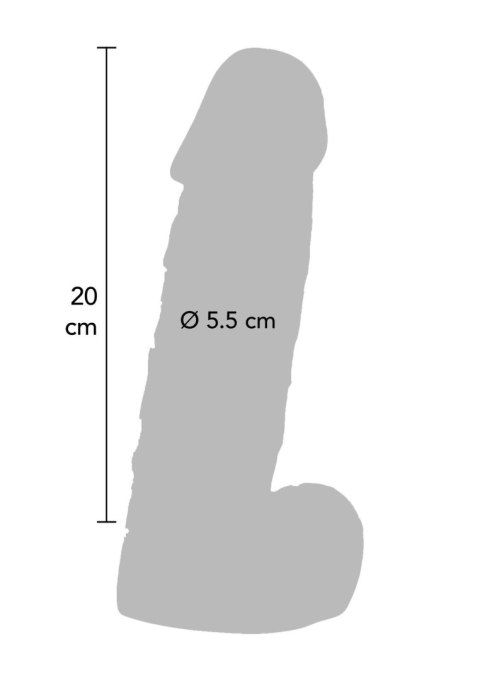 Dildo - Prince Of Namibia 20 cm Dong Black Dildo - Prince Of Namibia 20 cm Dong Black