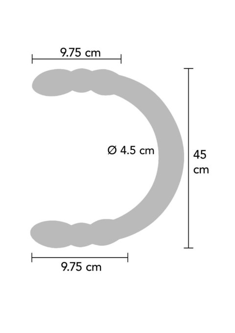 Double Digger 45 cm Dong Purple Double Digger 45 cm Dong Purple