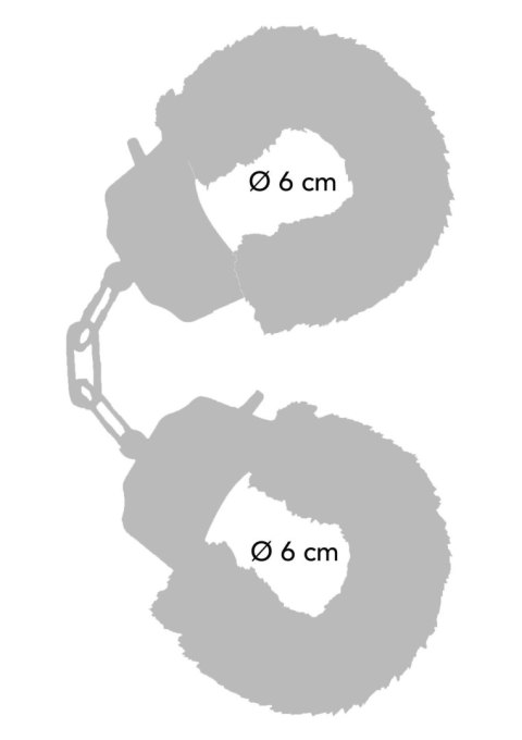 Furry Fun Cuffs White Furry Fun Cuffs White