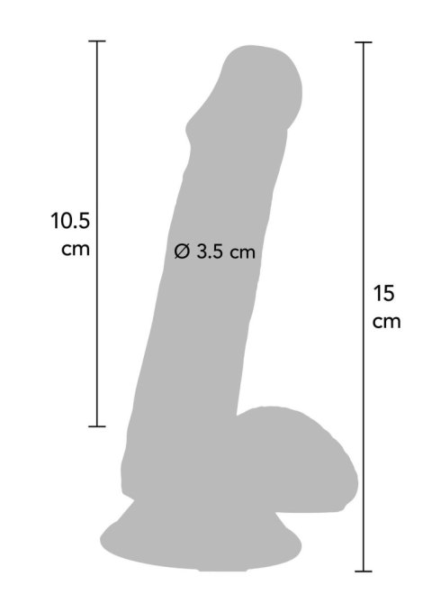 Happy Dicks Dildo 6 inch Balls Blue Happy Dicks Dildo 6 inch Balls Blue