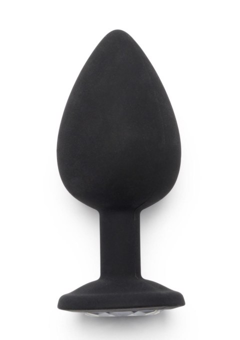 Korek analny z kryształkiem - Diamond Booty Jewel Large Black Korek analny z kryształkiem - Diamond Booty Jewel Large Black