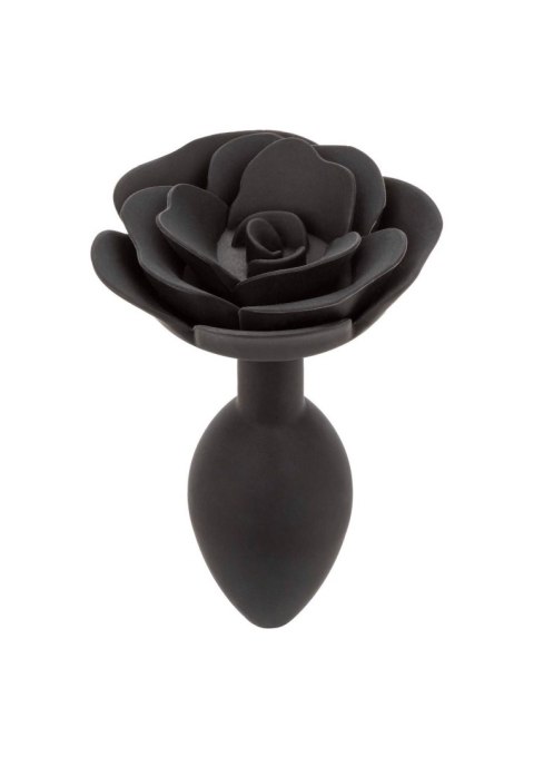 Large Rose Anal Plug Black Large Rose Anal Plug Black