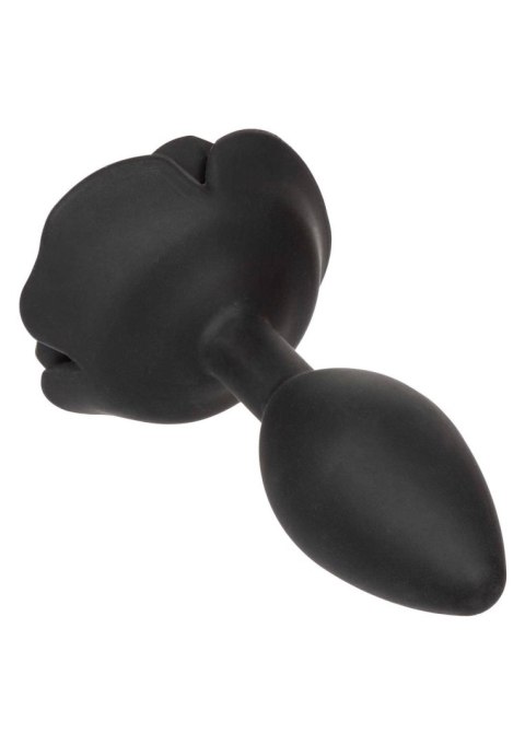 Large Rose Anal Plug Black Large Rose Anal Plug Black