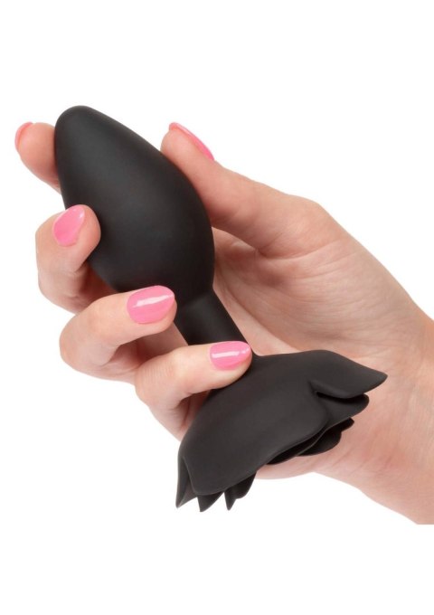 Large Rose Anal Plug Black Large Rose Anal Plug Black