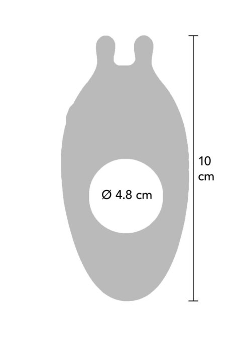 Pierścień z wibracją - Lotus C-Ring Black