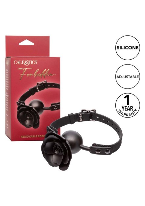 Removable Rose Gag Black Removable Rose Gag Black