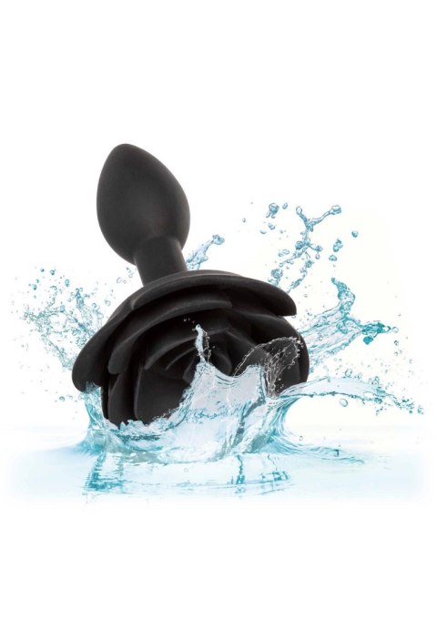 Small Rose Anal Plug Black Small Rose Anal Plug Black