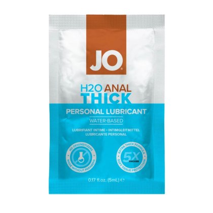 System JO - Lubrykant analny - Anal Thick Water Based Lubricant Sachet 5ml