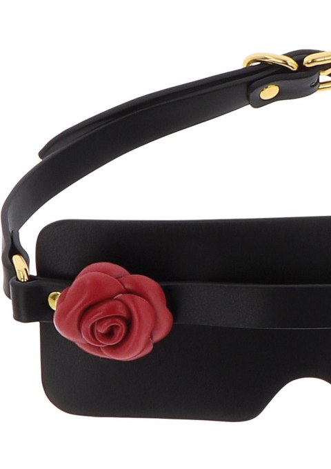 Maska - Róża - Wild Roses Blindfold Black Maska - Róża - Wild Roses Blindfold Black