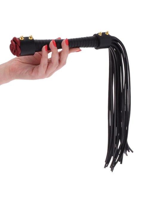 Pejcz - Róża - Wild Roses Whip Black Pejcz - Róża - Wild Roses Whip Black