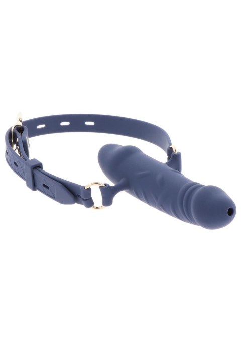 Taboom - Silicone Breathable Penis Gag Blue Taboom - Silicone Breathable Penis Gag Blue