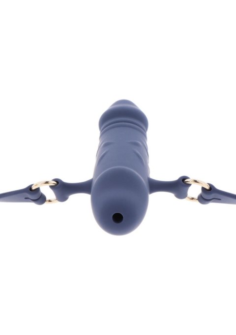 Taboom - Silicone Breathable Penis Gag Blue Taboom - Silicone Breathable Penis Gag Blue