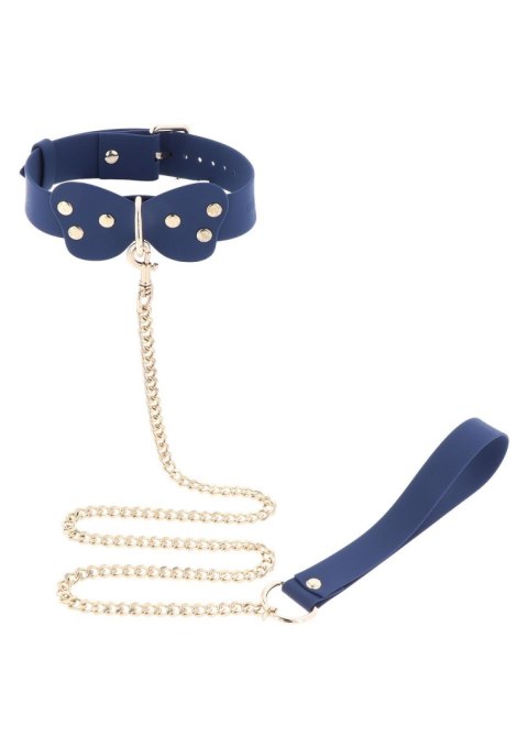 Silicone Collar and Leash Blue Silicone Collar and Leash Blue