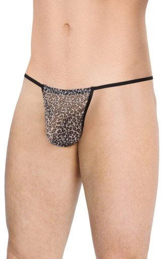 Softline - Stringi - Mens Thong 4531 - grey panther OneSize