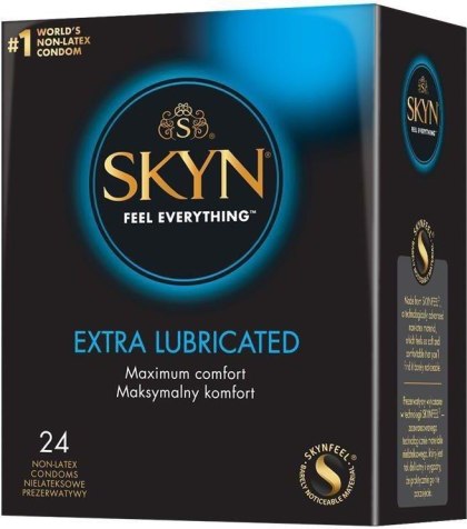 Prezerwatywy - SKYN EXTRA LUBE 24 szt