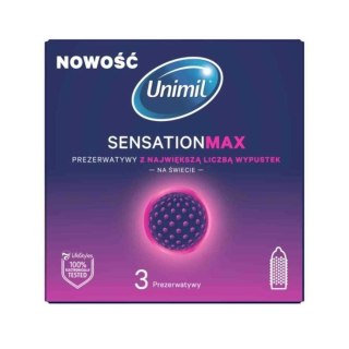 Prezerwatywy - UNIMIL SENSATION MAX 3 szt