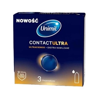 Prezerwatywy - Unimil Contact Ultra 3 szt