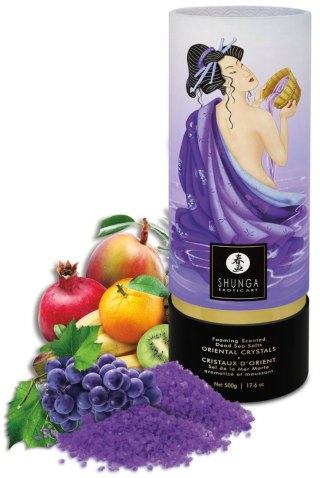 Shunga - Sól do kąpieli - Bath Salts Oriental Crystals Exotic Fruits