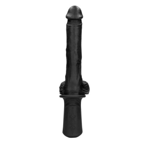 Hand Held Liquid Silicone Vibrating and Thrusting Sex Machine - Black Hand Held Liquid Silicone Vibrating and Thrusting Sex Machine - Black
