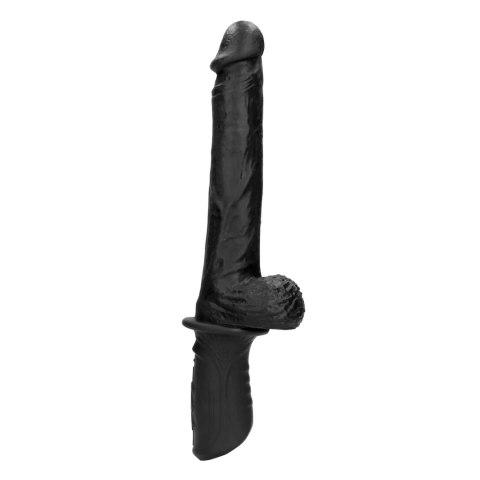 Hand Held Liquid Silicone Vibrating and Thrusting Sex Machine - Black Hand Held Liquid Silicone Vibrating and Thrusting Sex Machine - Black