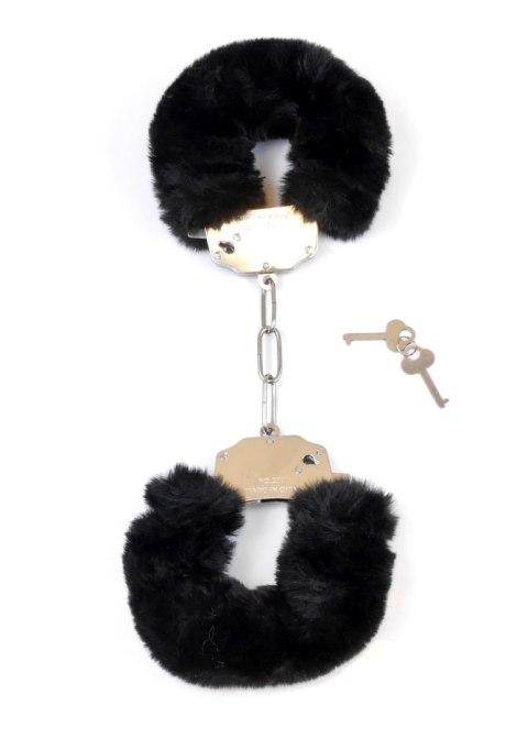 Kajdanki Fetish B - Series- Furry Cuffs Black - WYPRZEDAŻ Kajdanki Fetish B - Series- Furry Cuffs Black - WYPRZEDAŻ
