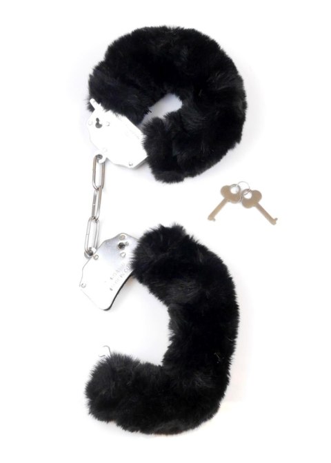 Kajdanki Fetish B - Series- Furry Cuffs Black - WYPRZEDAŻ Kajdanki Fetish B - Series- Furry Cuffs Black - WYPRZEDAŻ