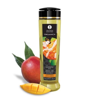 Shunga - Olejek do masażu - Massage Oil Organica - LUSCIOUS MANGO