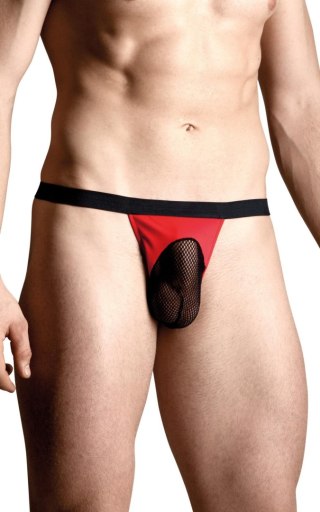 Softline - Stringi - Mens thongs 4494 - red M/L