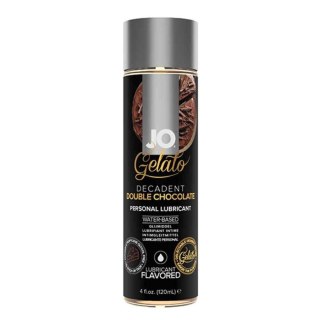 System JO - Lubrykant smakowy - Gelato Double Chocolate Waterbased Lubricant 120 ml