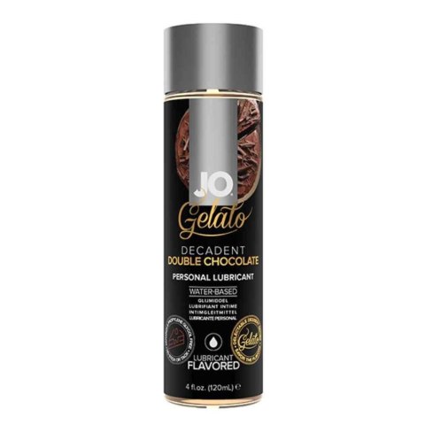 System JO - Lubrykant smakowy - Gelato Double Chocolate Waterbased Lubricant 120 ml System JO - Lubrykant smakowy - Gelato Double Chocolate Waterbased Lubricant 120 ml